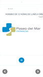 Mobile Screenshot of farmaciapaseodelmar.com